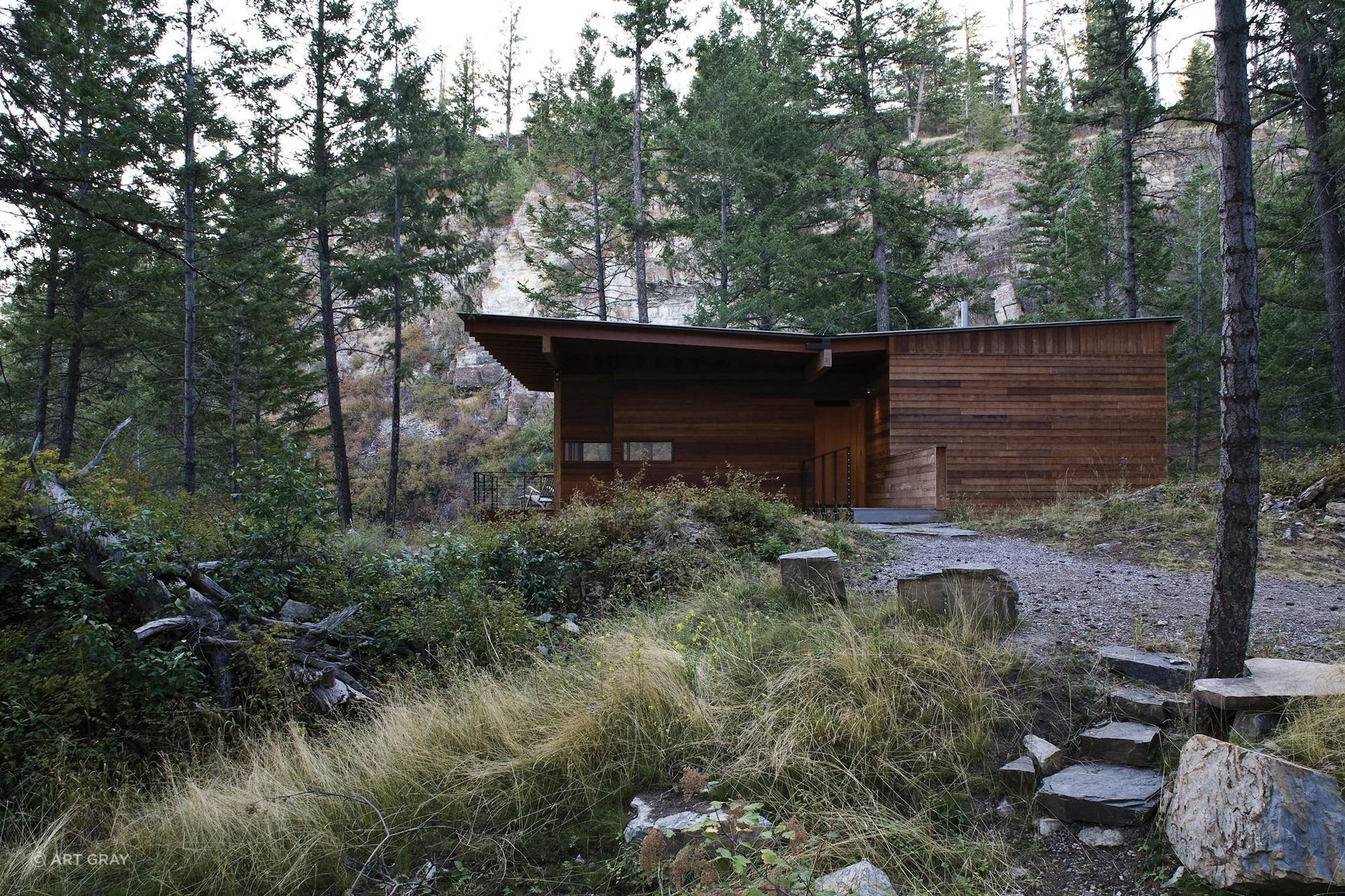 Cabin on Flathead Lake by Andersson / Wise.