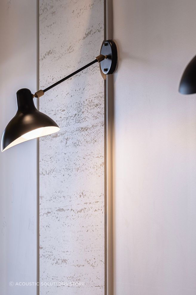 The subtle texture brings a striking layer of sophistication while delivering exceptional acoustic performance.