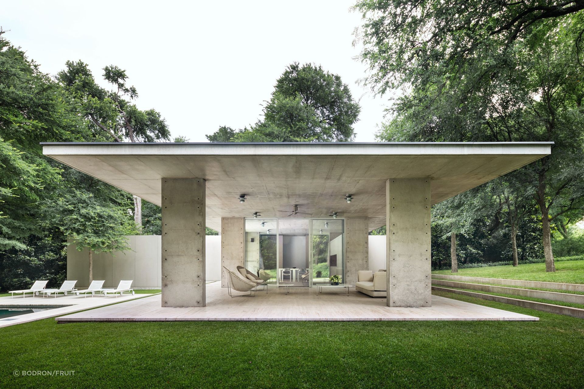 A pool cabana project by Bodron/Fruit.