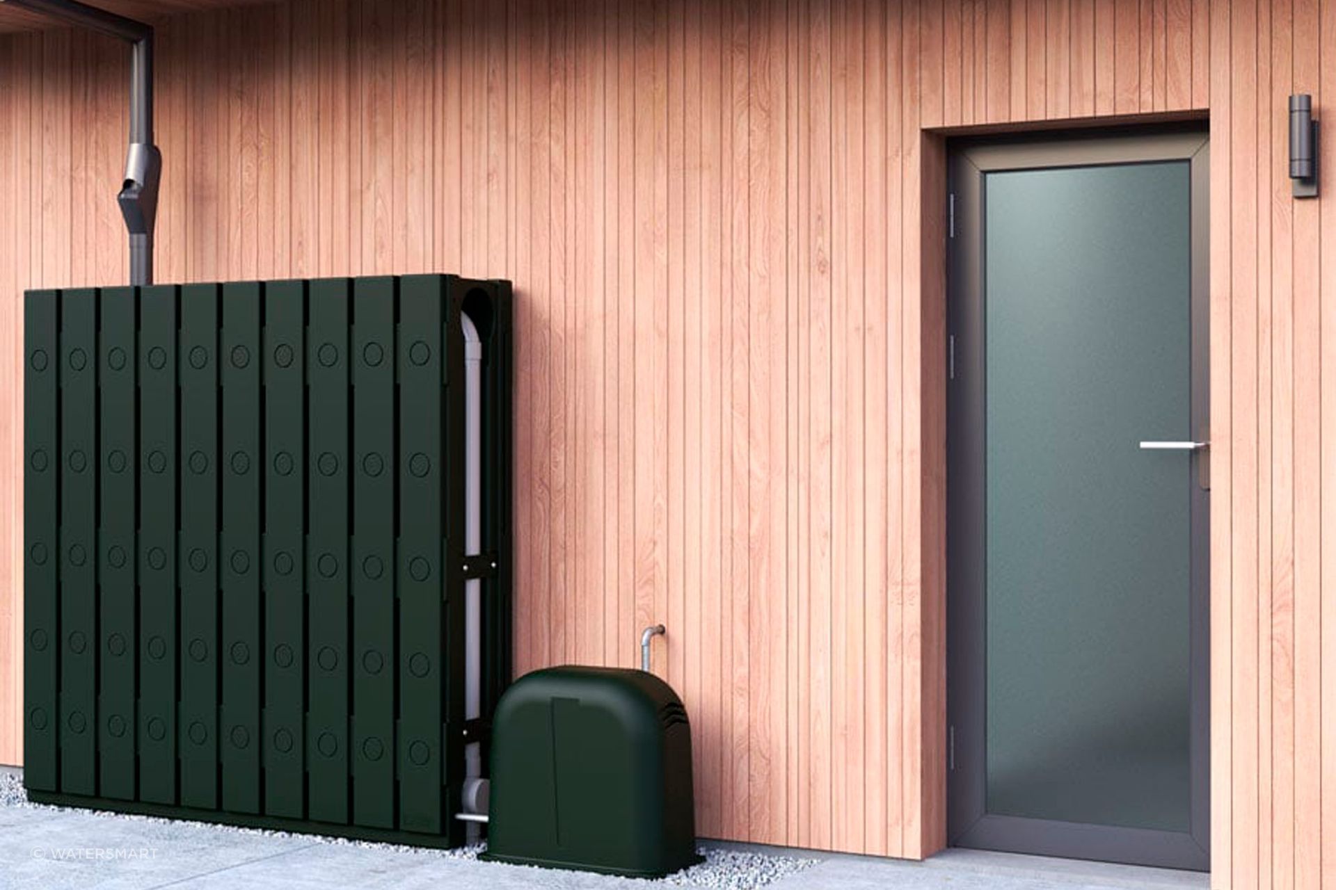 Rainwater tanks, like the stylish FenceTank, are becoming increasingly popular across the country.
