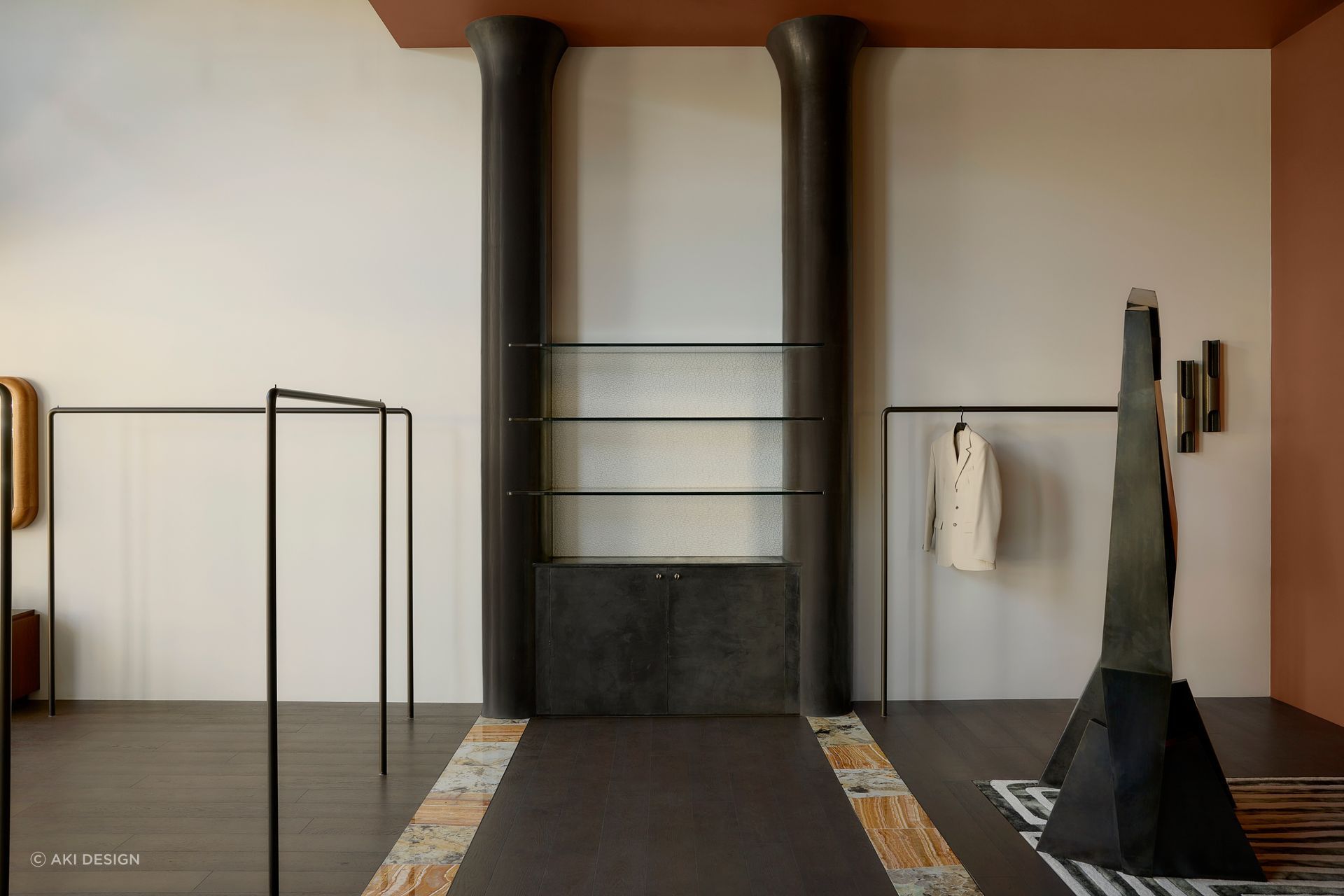 The retail space recently designed by AKI design.
