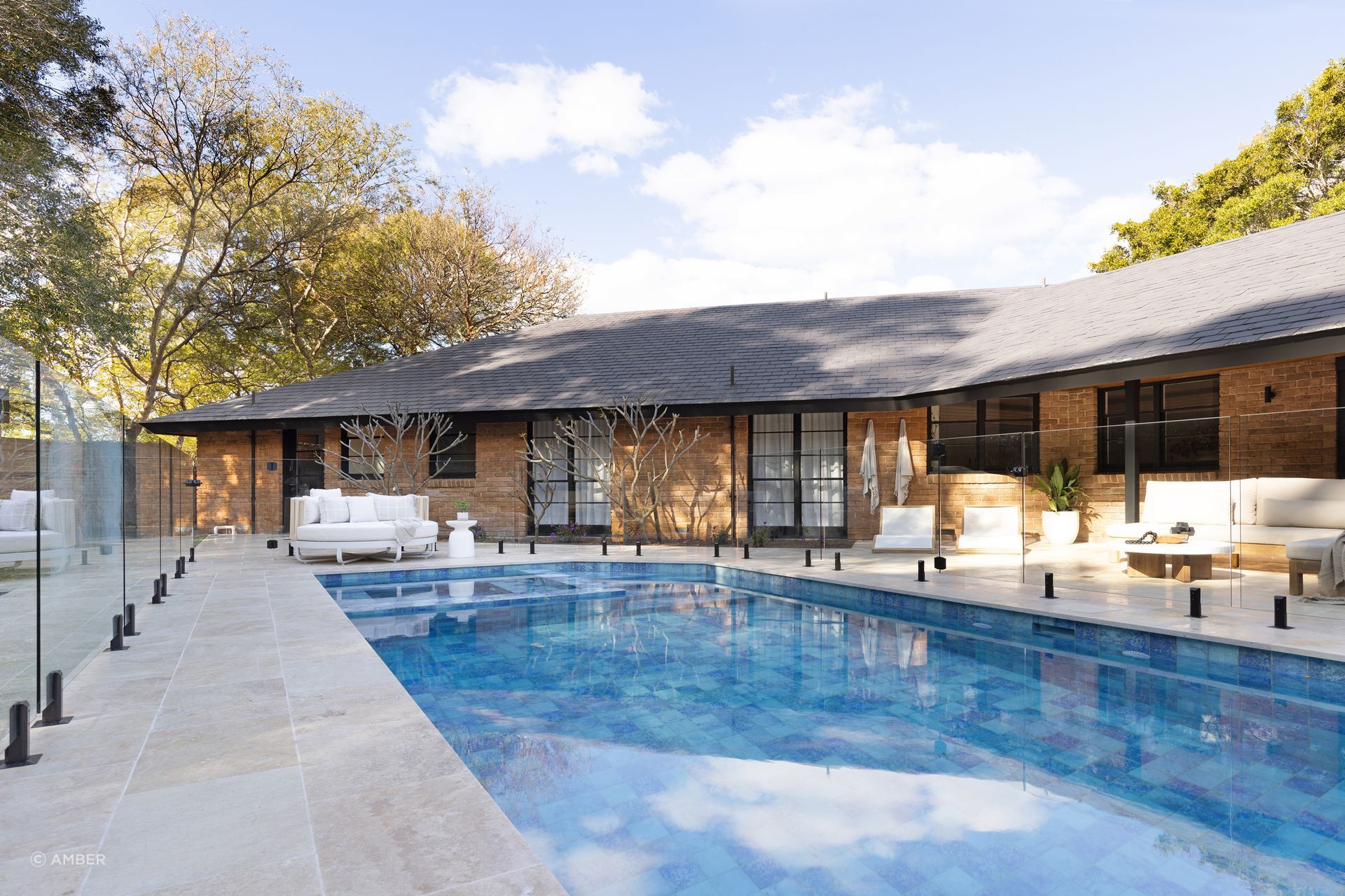 “Porcelain tiles are great for patios, alfresco dining areas, and garden pathways, offering a sleek, durable surface that’s easy to keep clean outdoors.”