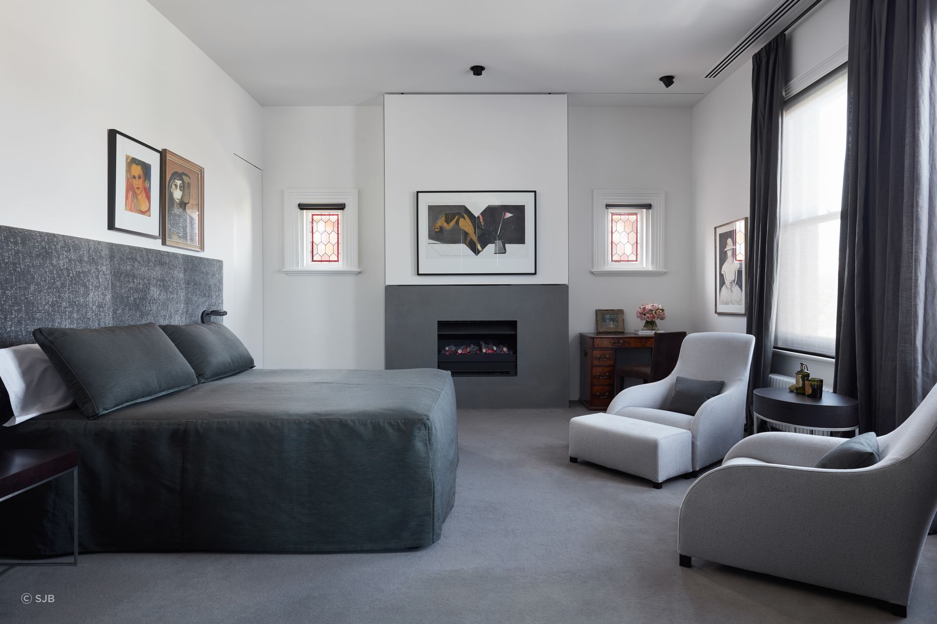 Bedroom lighting options range from stylish ceiling lights to bedside lamps