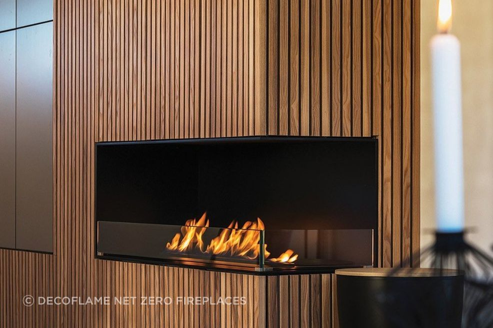 The flame never touches the fuel source; the process is controlled in a way traditional bioethanol burners never were.