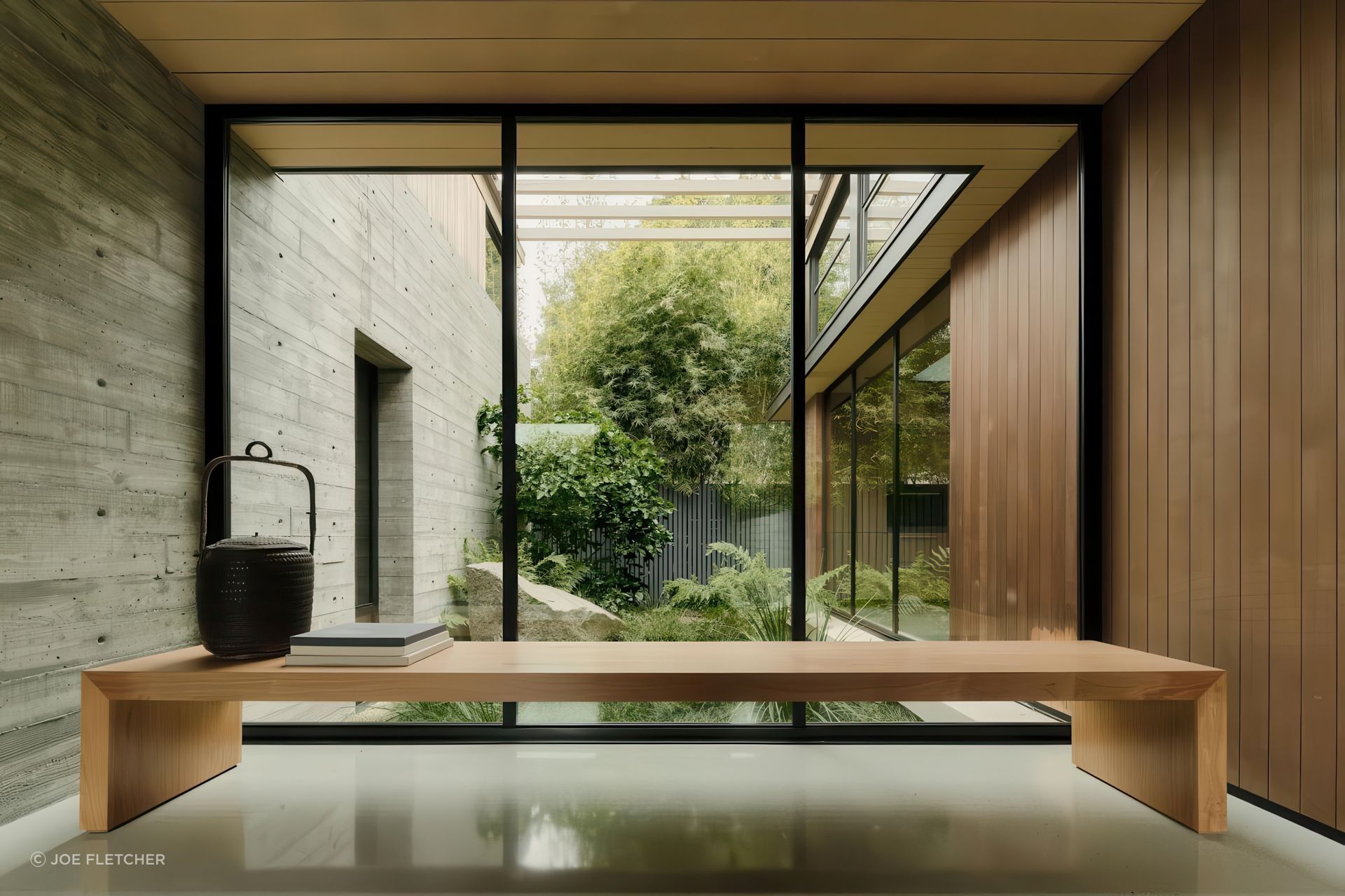 At The Sanctuary, future living is considered through a lighter, more site-sensitive approach, with courtyards, native planting and flexible spaces creating a home that supports retreat, simplicity and long-term connection to place.

Architecture: Feldman Architecture