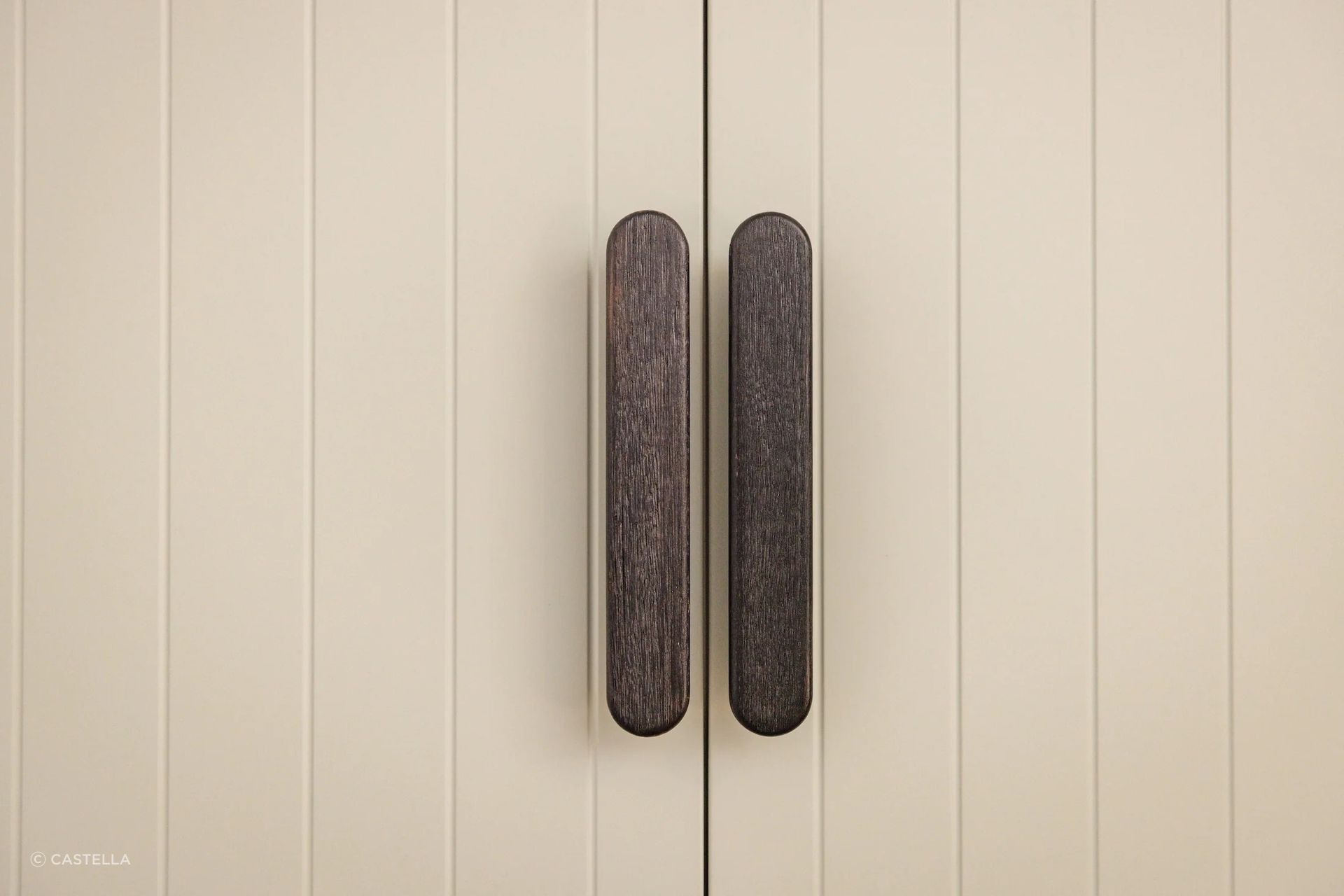 Castella Lluka Cabinet Handle in Charred Oak Finish