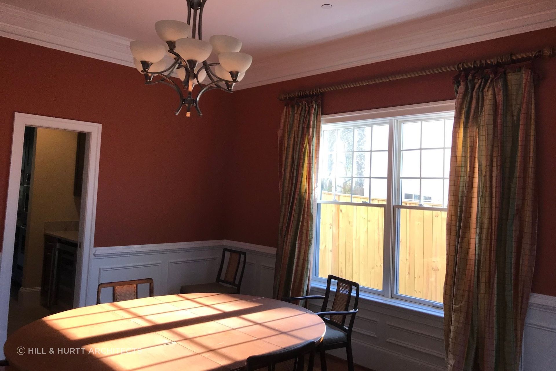 Before: the home's original dining room