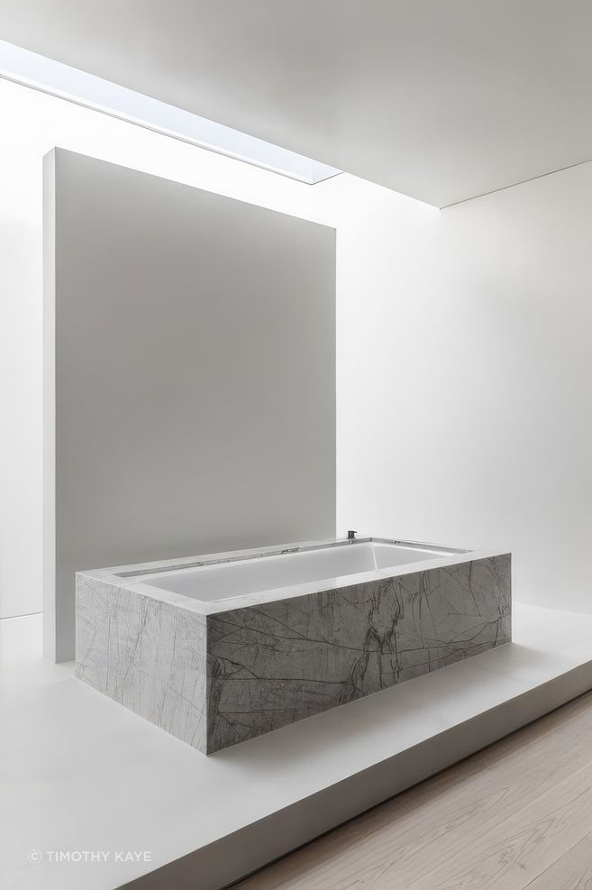 Similarly, the Brighton House bathroom conceals all but the essentials.