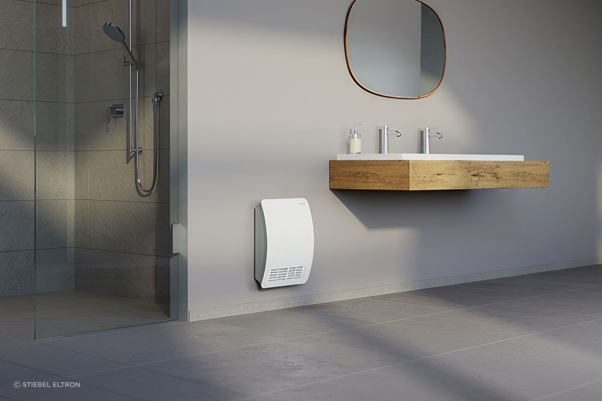 The high-spec CK Plus fan heater offers fast, efficient and quiet heating for the bathroom.