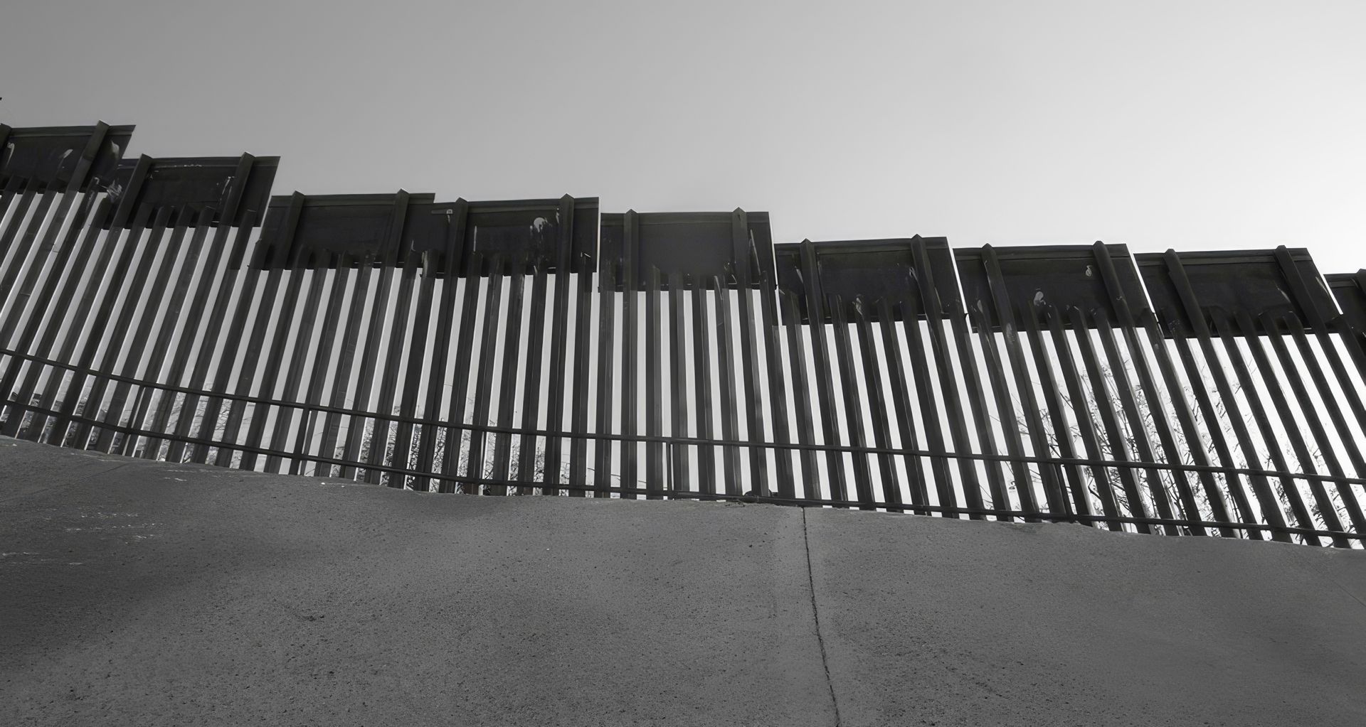 Original Border Wall in Nogales, Arizona. Photo by Corey Kingston.