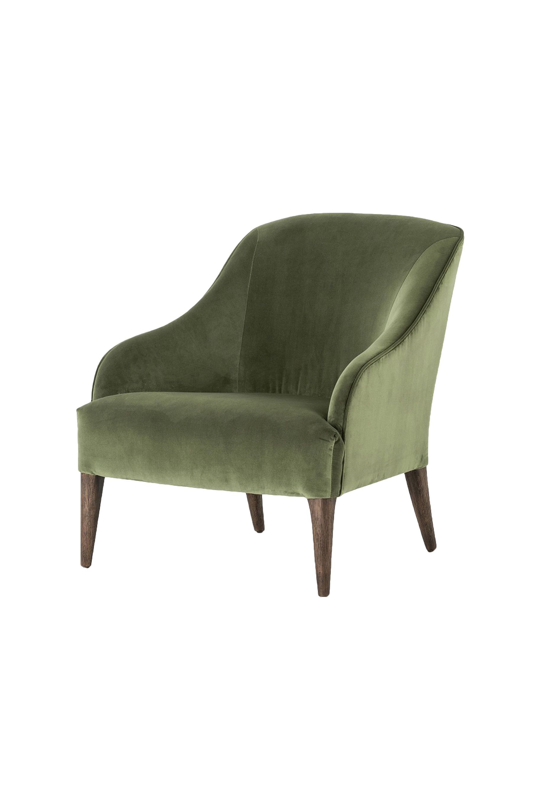 Lupita velvet lounge dining chair by French Country Collections