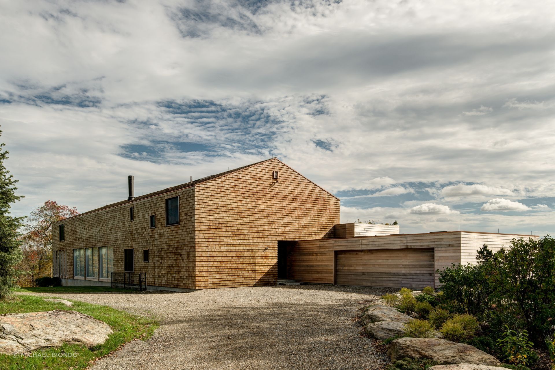 The compound's arrival courtyard