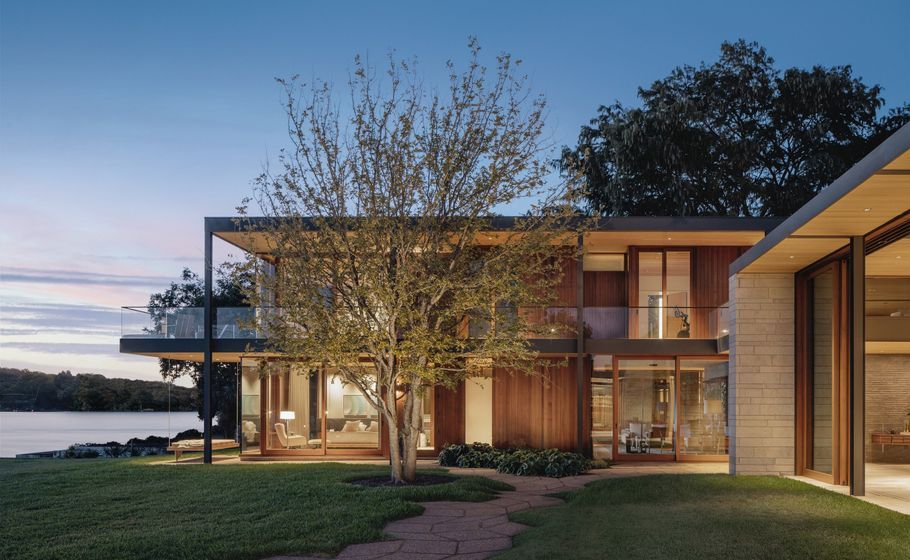 A Lake House Built on Mathematical Order