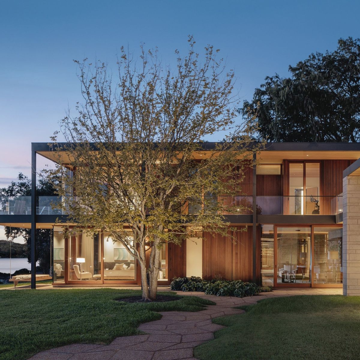 A Lake House Built on Mathematical Order