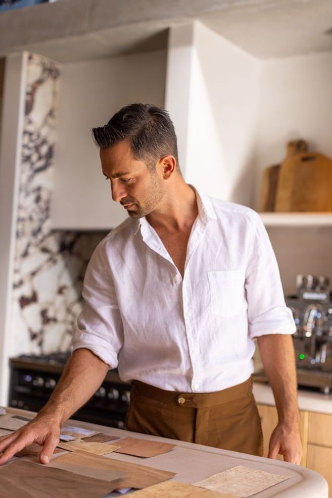 Steve Cordony on the set of Let's Talk Interiors | Photography by Good One Agency