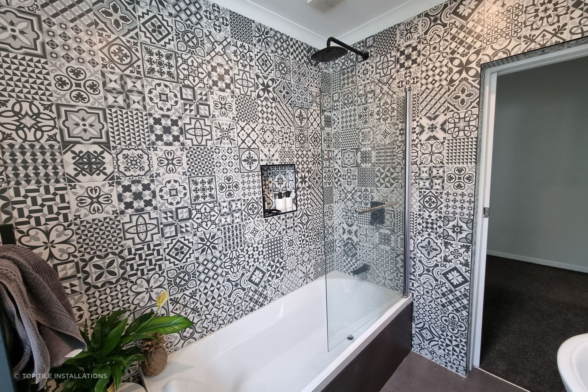 Stunning graphic tiles can mesmerise the eyes in the right hands.