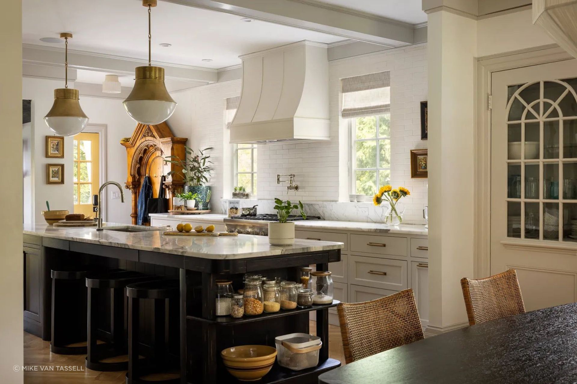 With a busy family, the kitchen had to be functional and comfortable.