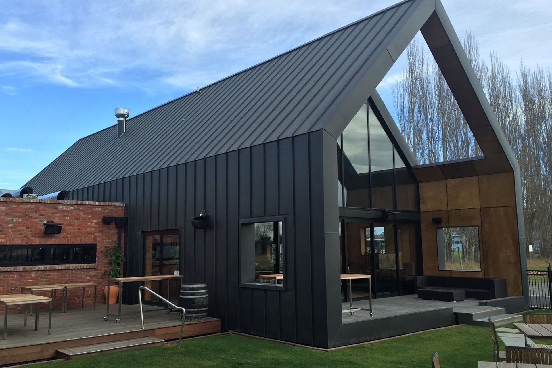 Ultra matte grey black premium pre-coated aluminium from Ambro Metals.