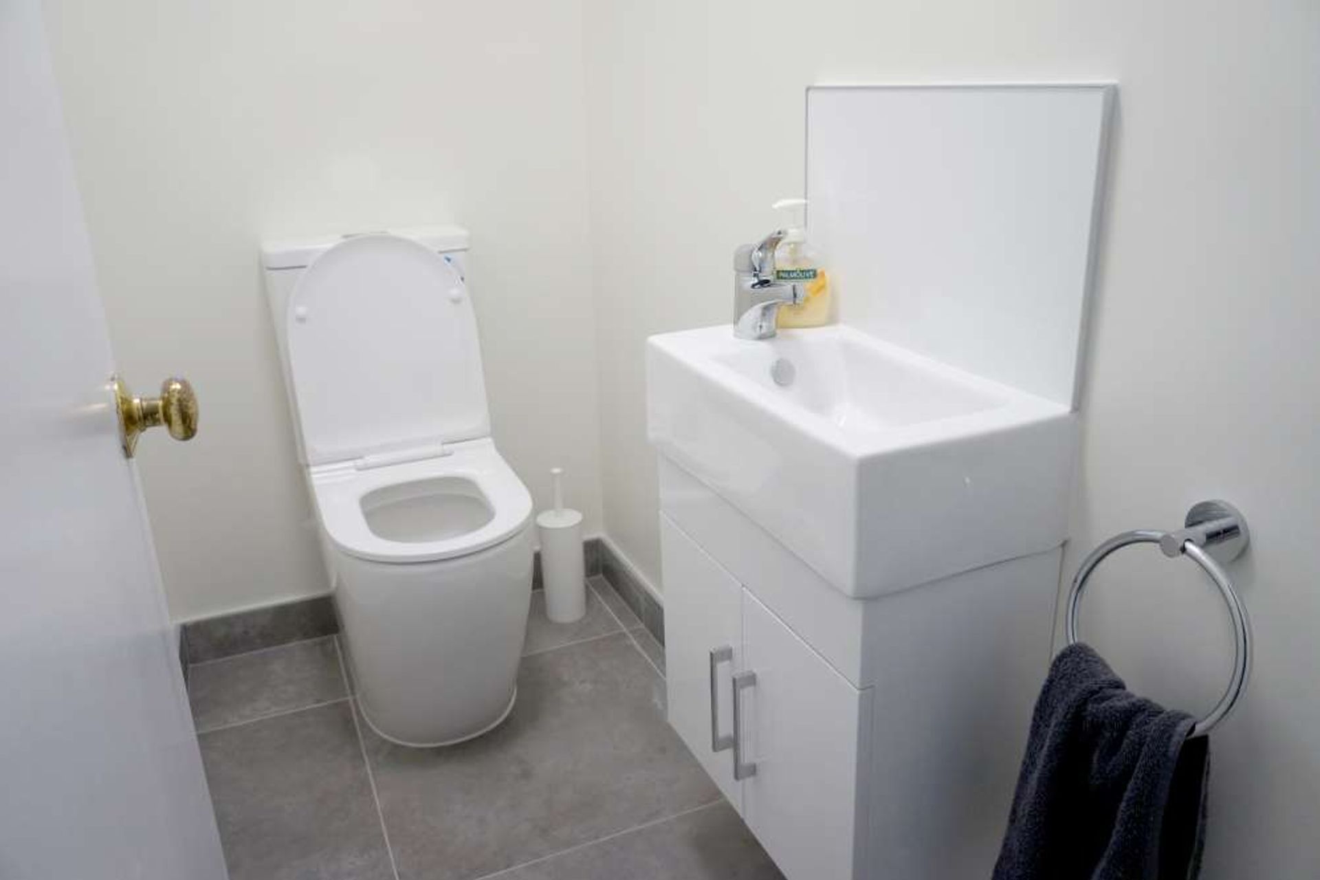 AFTER we renovated the toilet