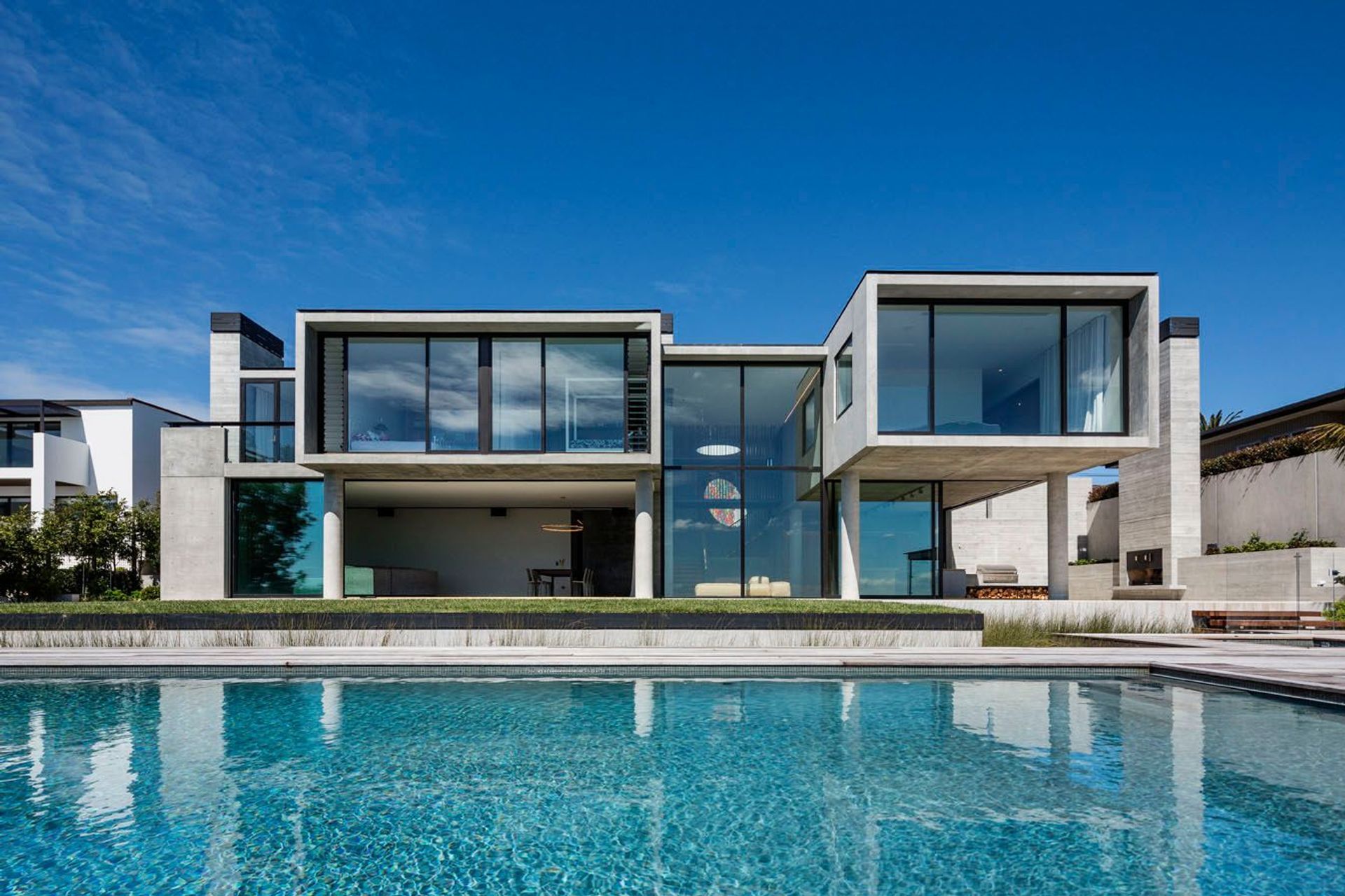 The pool at Hobson Bay House.