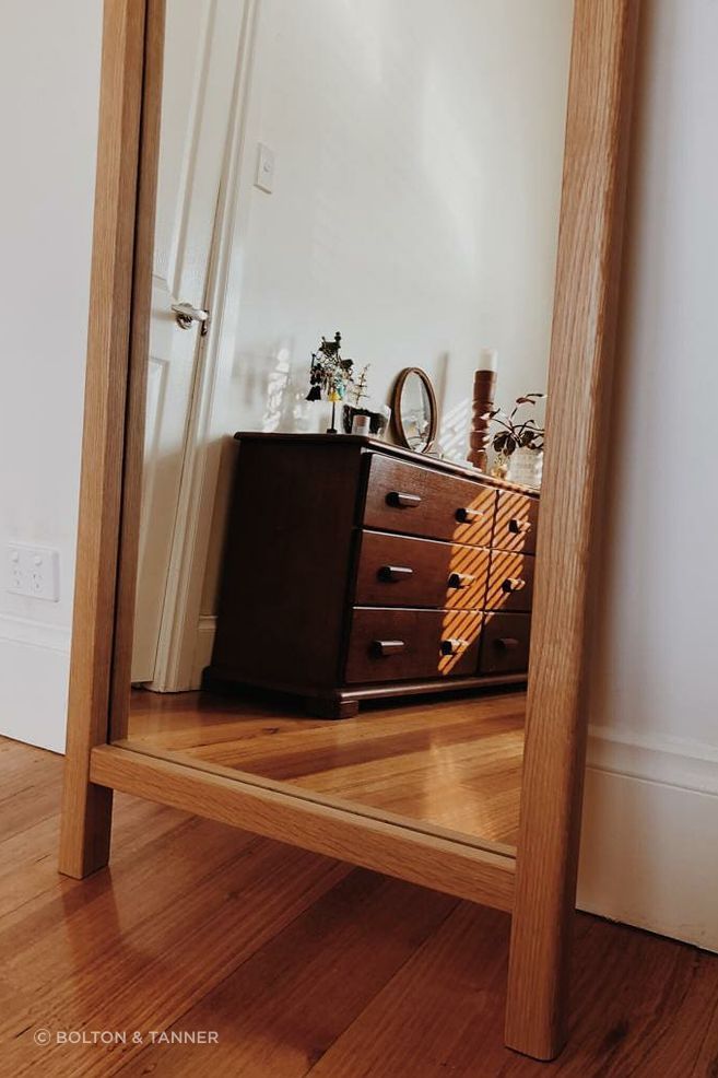 Narcissus Standing Mirror from Bolton &amp; Tanner