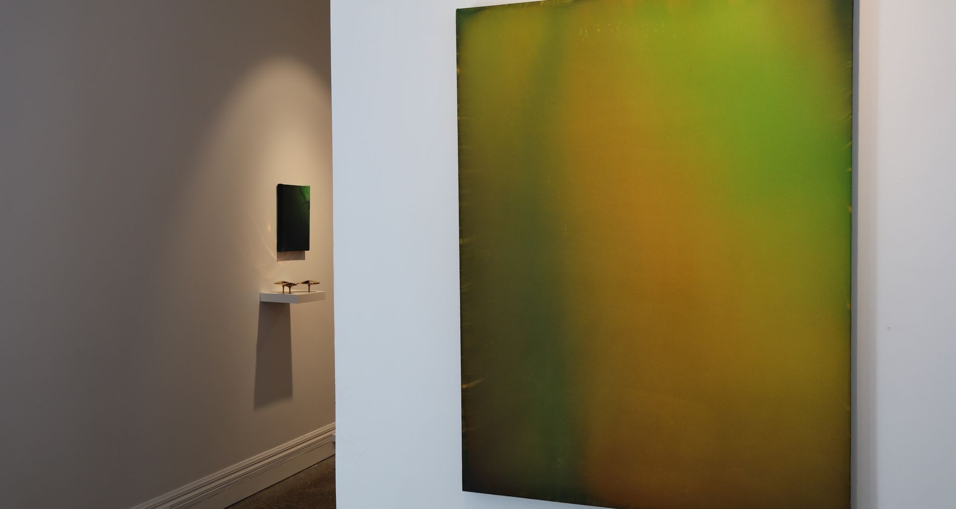 Kate Serebrianskaia, Things are changing but I am still here, 2026. Acrylic fluid and ink on canvas. from Good Form.

Cell Candleholder by Zaha Hadid Design from Good Form.