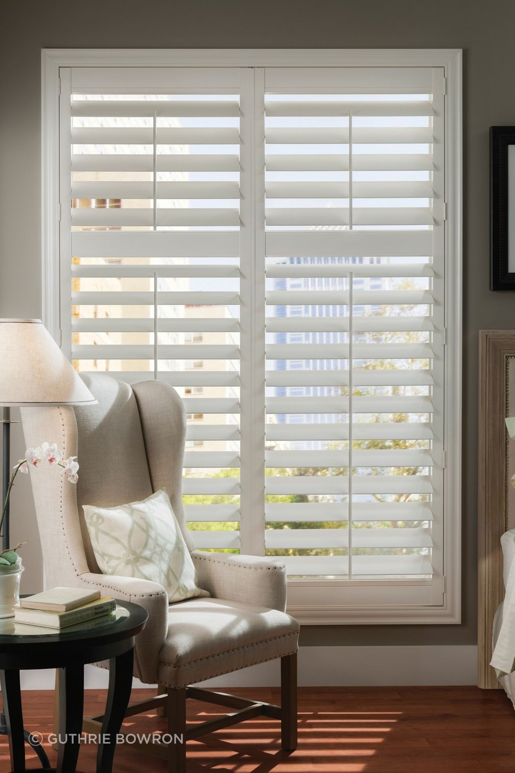 Brand: Luxaflex®. Style: Timber Shutters