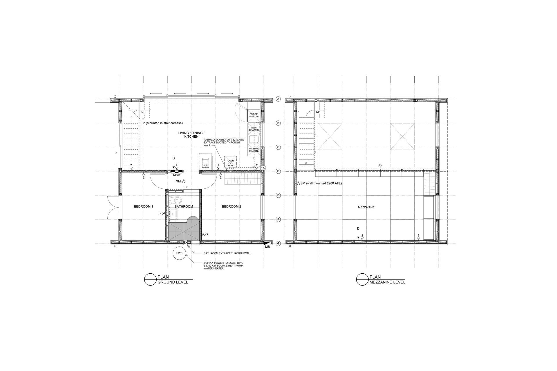 The floorplan for 'Mandy's Home' showcases the hallmark space efficiency of Greenbridge Homes' designs.