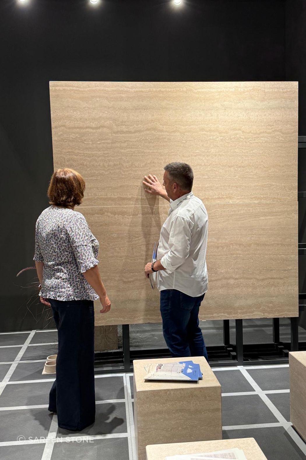 It's all about the details. At Marmomac, you get to experience stone up close—feeling the texture, seeing the natural variations, understanding how it'll actually look and feel in a space. That tactile connection makes all the difference when specifying materials.