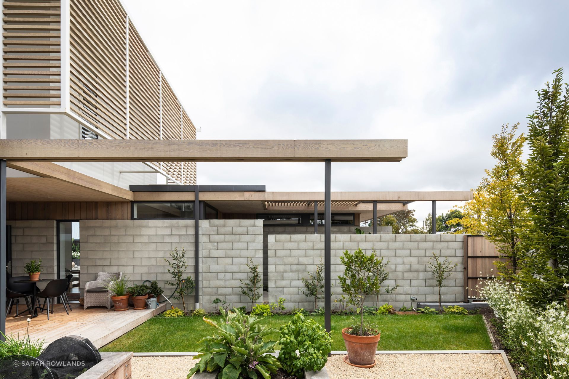 Pivot House. Outdoor living space was paramount to the design.