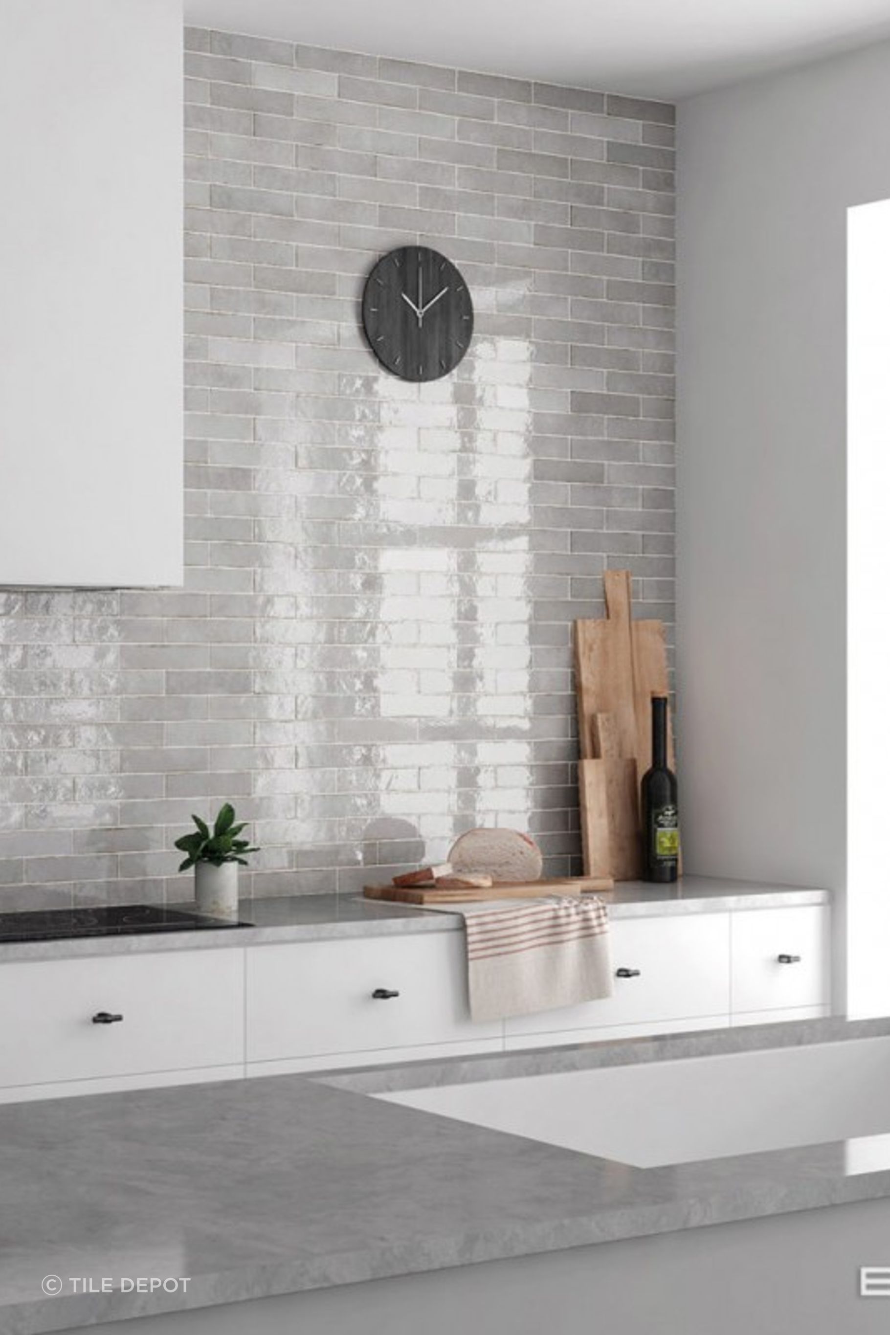 Grey Tribeca Splashbacks