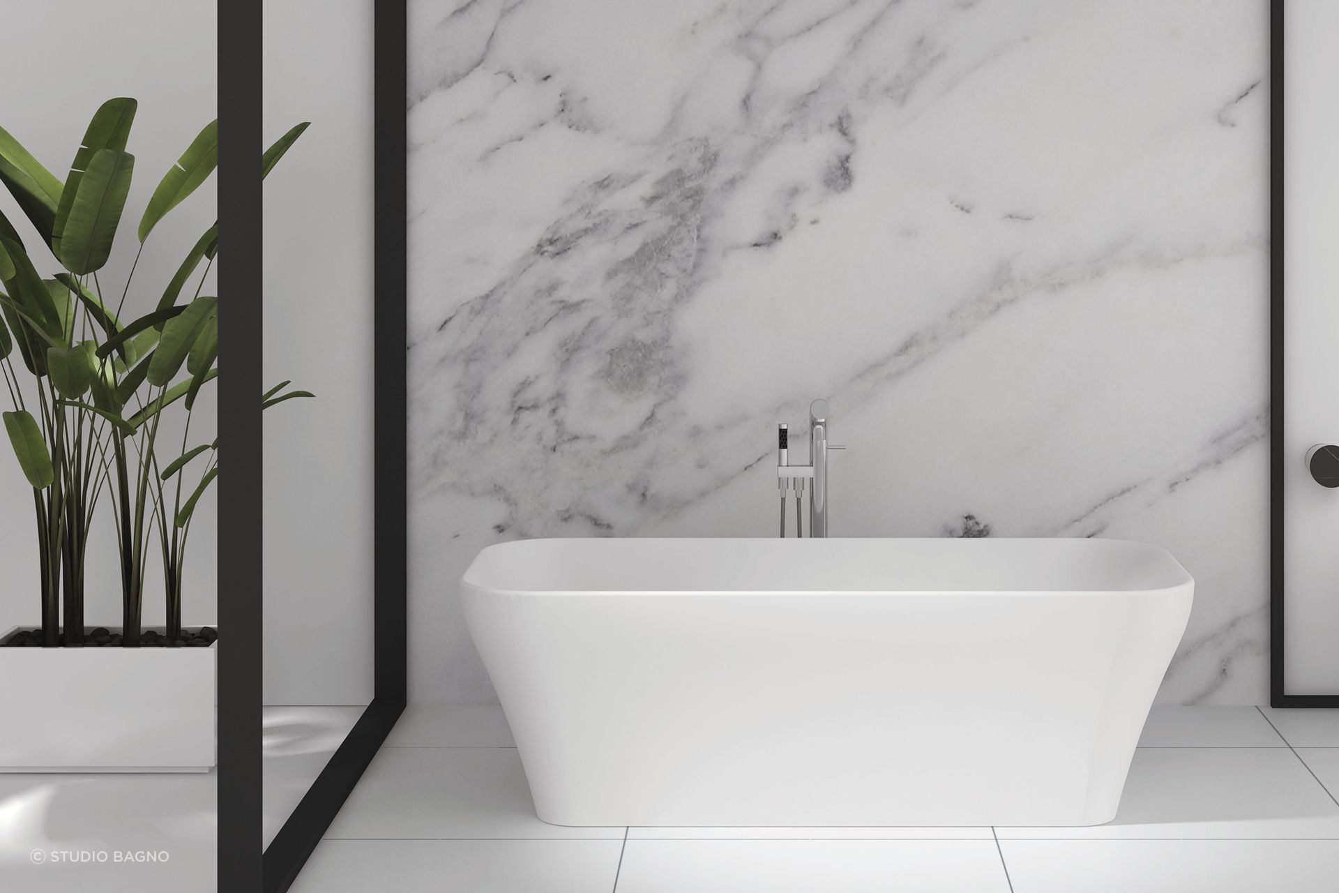 The Verve Free Standing Bath from Studio Bagno