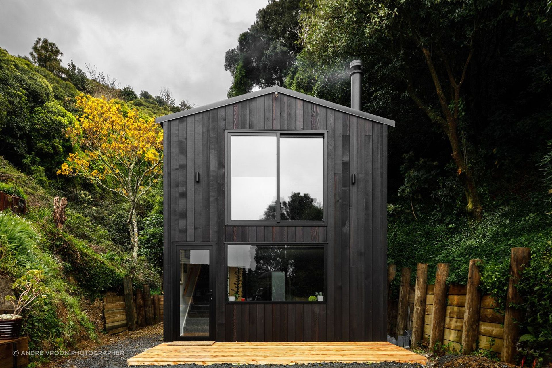 Design efficiency is the cornerstone of tiny home design, showcased brilliantly here in this Vogeltown Home by INLINE Design &amp; Build - Photography: André Vroon