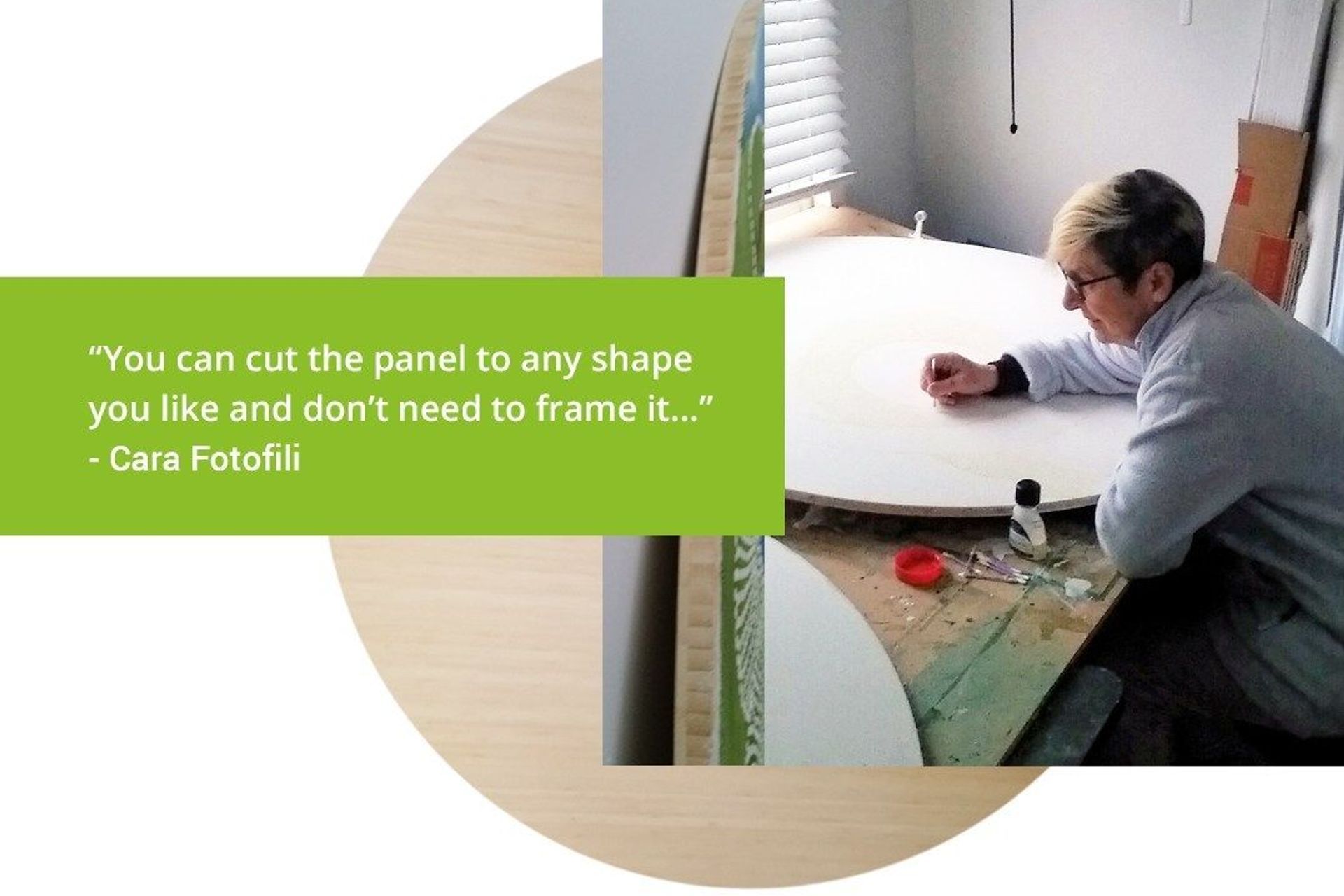 Inspiring Artwork on Bamboo Panels!
