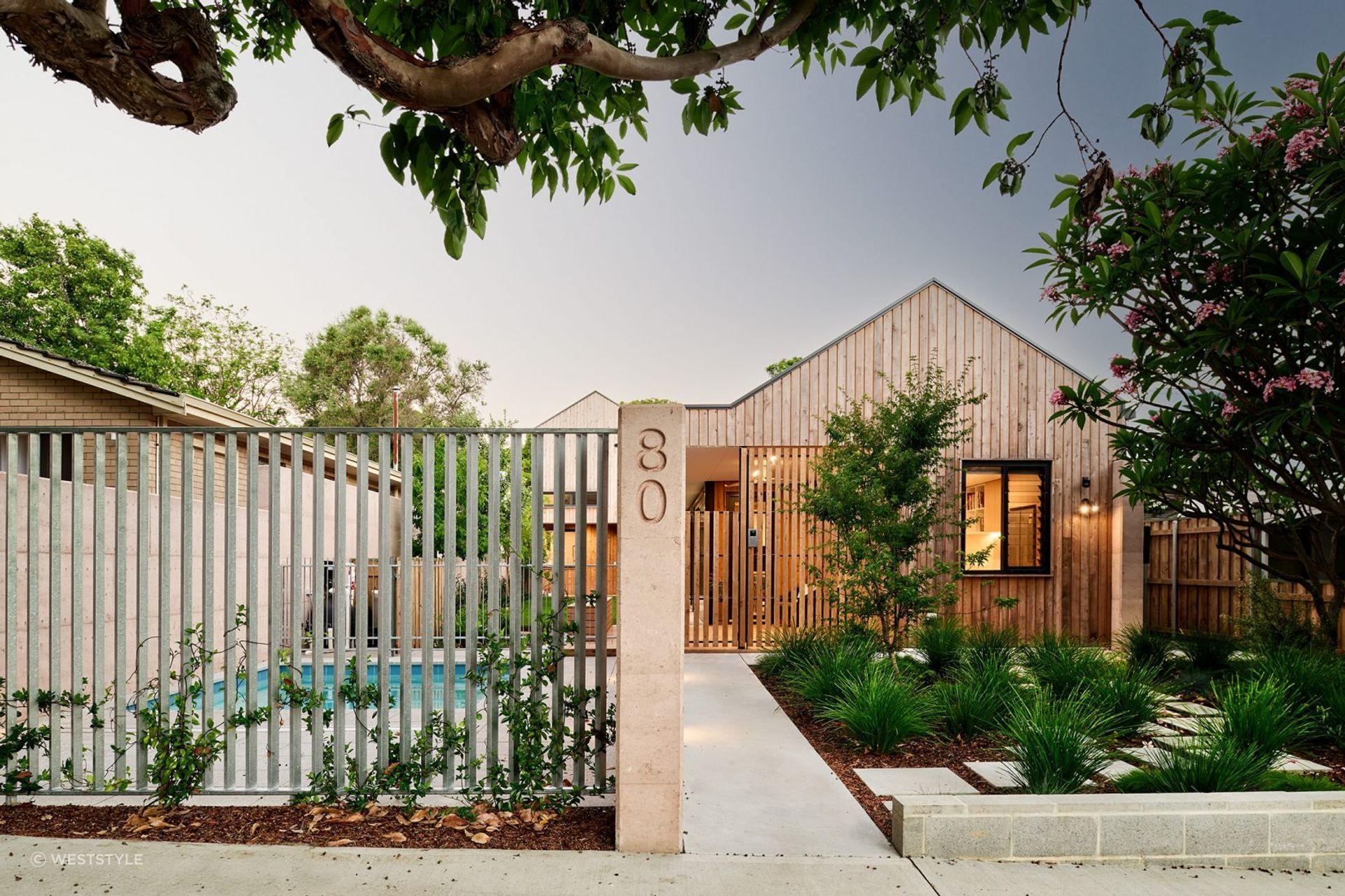 Natural timber can set the tone for the home and the surrounding area. Featured Project: The Derby by Weststyle