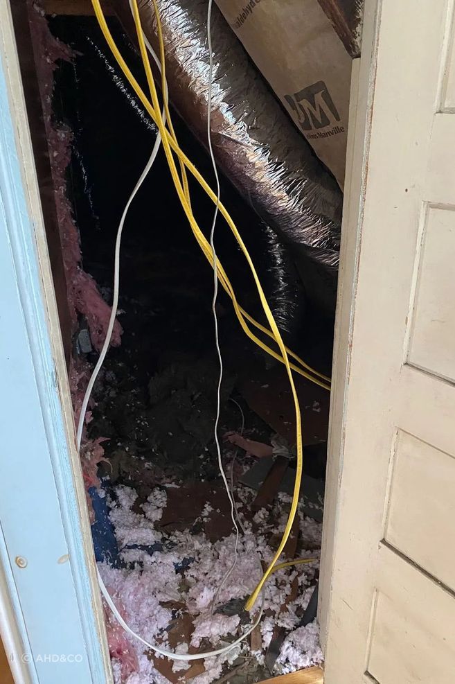 And you know what we found? Knob and tube wiring.