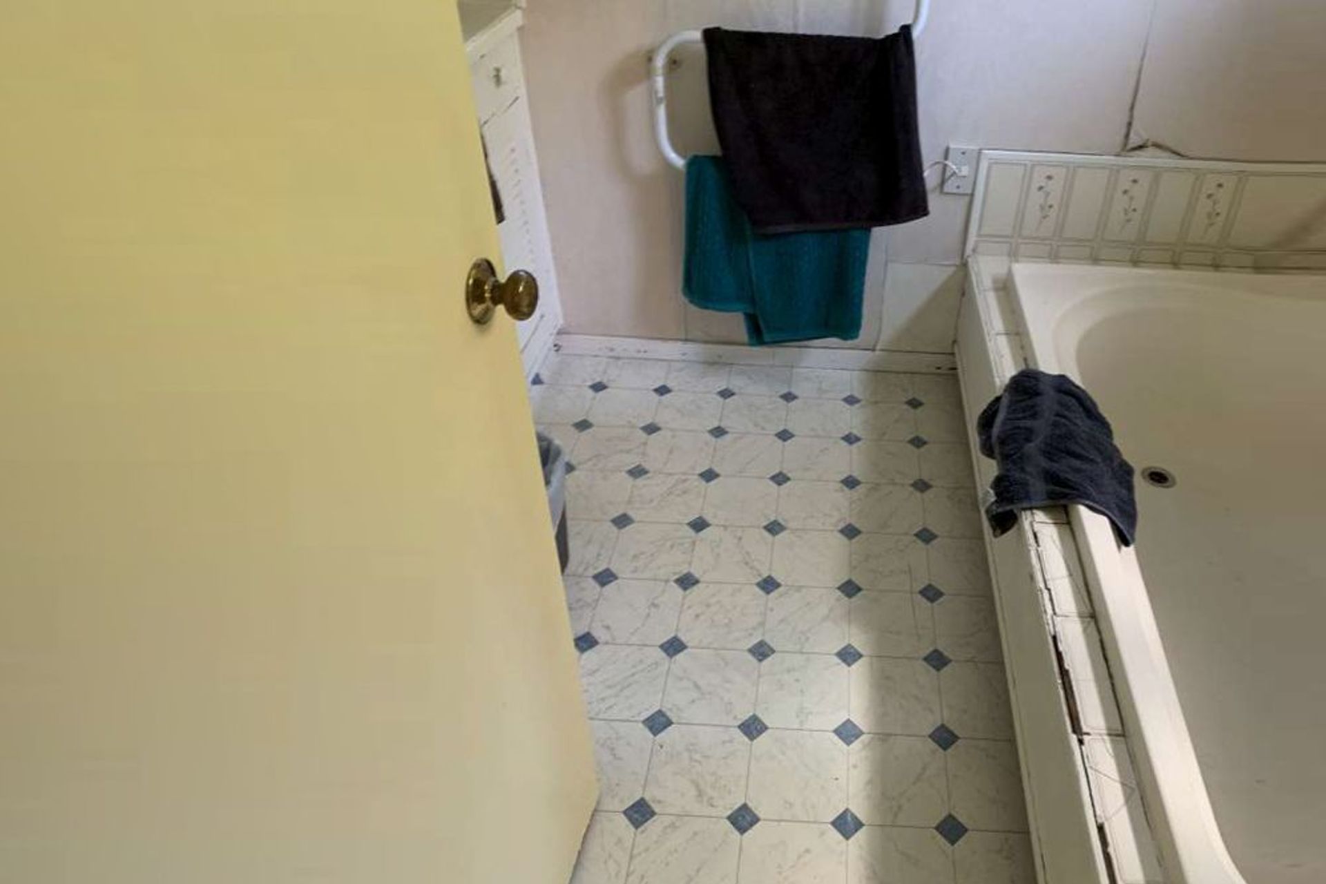 BEFORE we renovated the 2nd bathroom