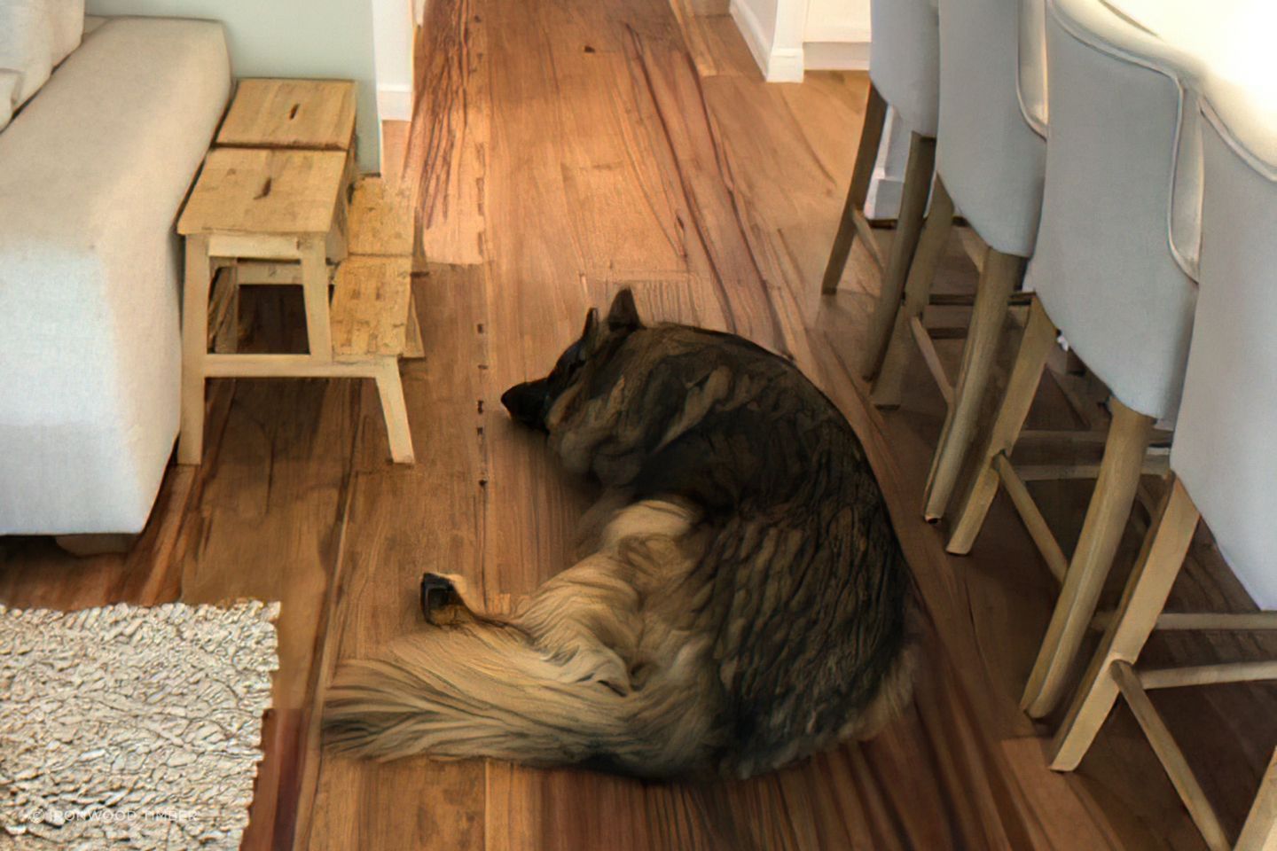 Solid timber flooring is typically made from a form of hardwood.