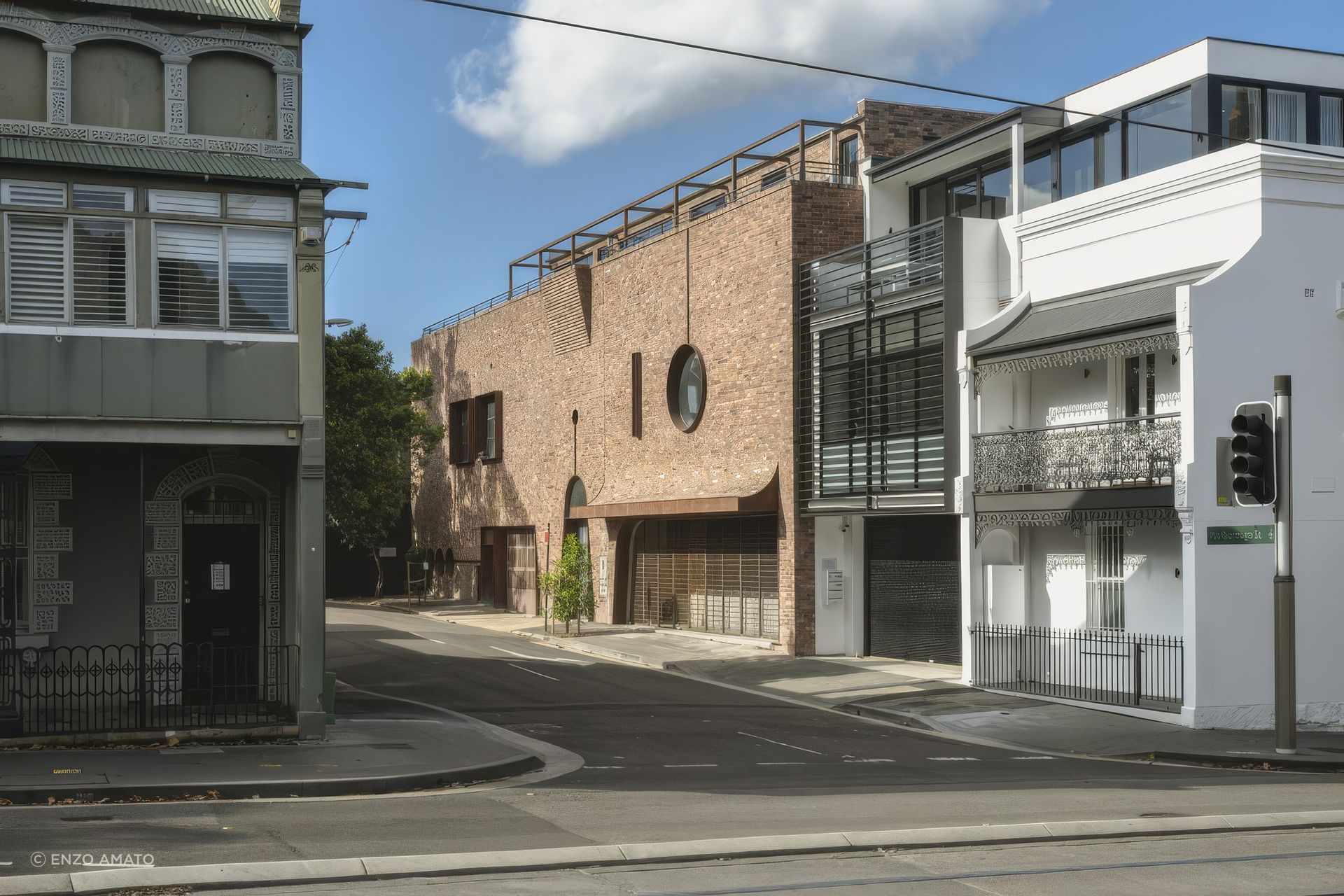 Brick Theatre at Surrey Hills by Ted Quinton Architecture