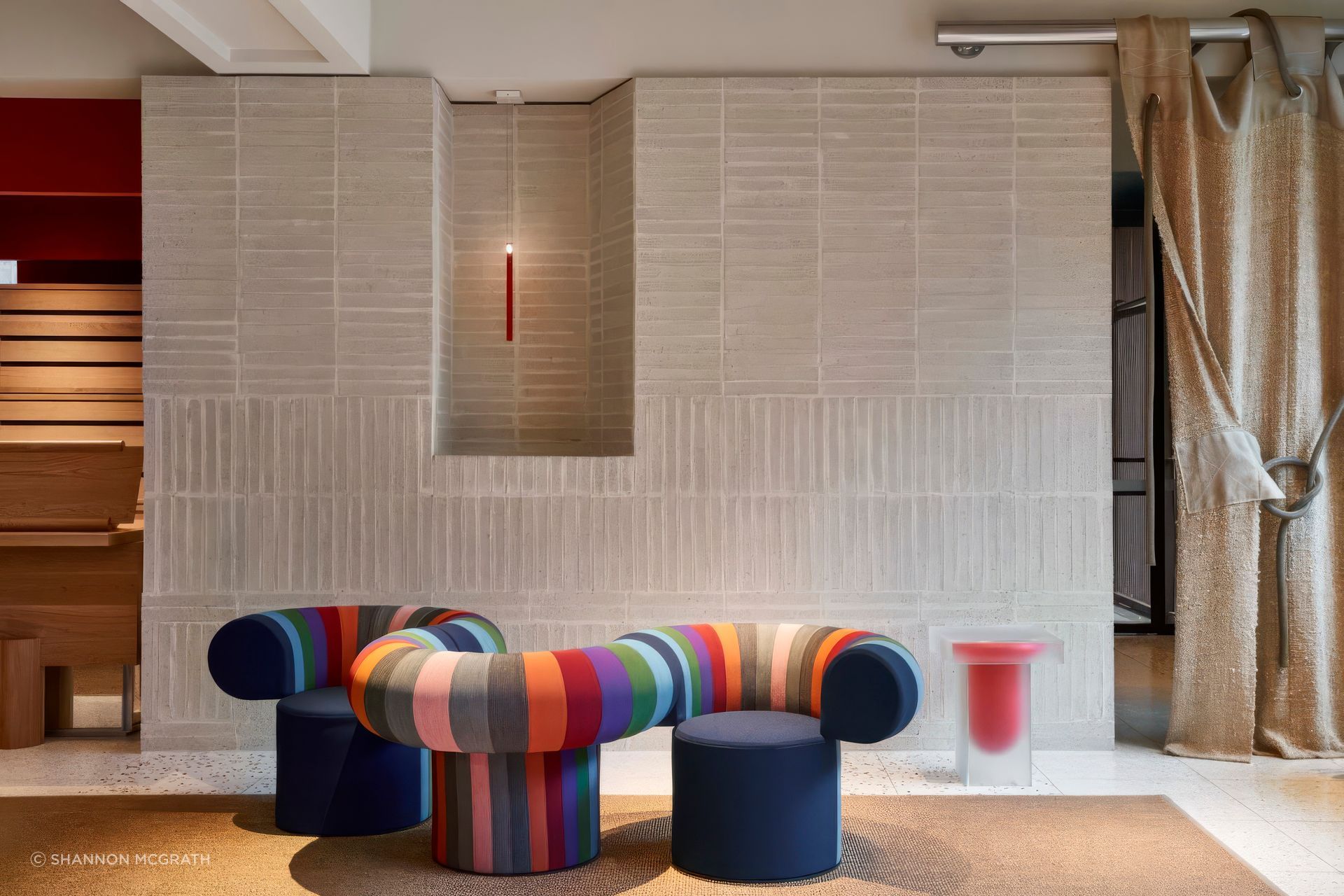 The StandardX | A collaborative response marrying the core brand ideas of The Standard with Hecker Guthrie's own considered explorations as a local designer, set in the context of a Fitzroy neighbourhood hotel.