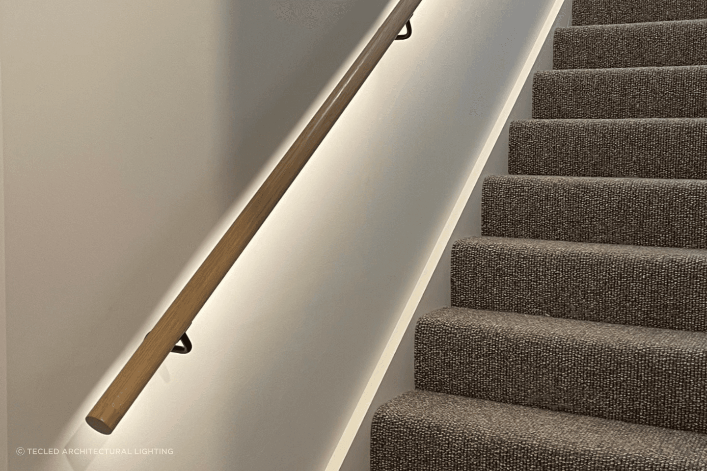 Round Timber Handrails in Clear
