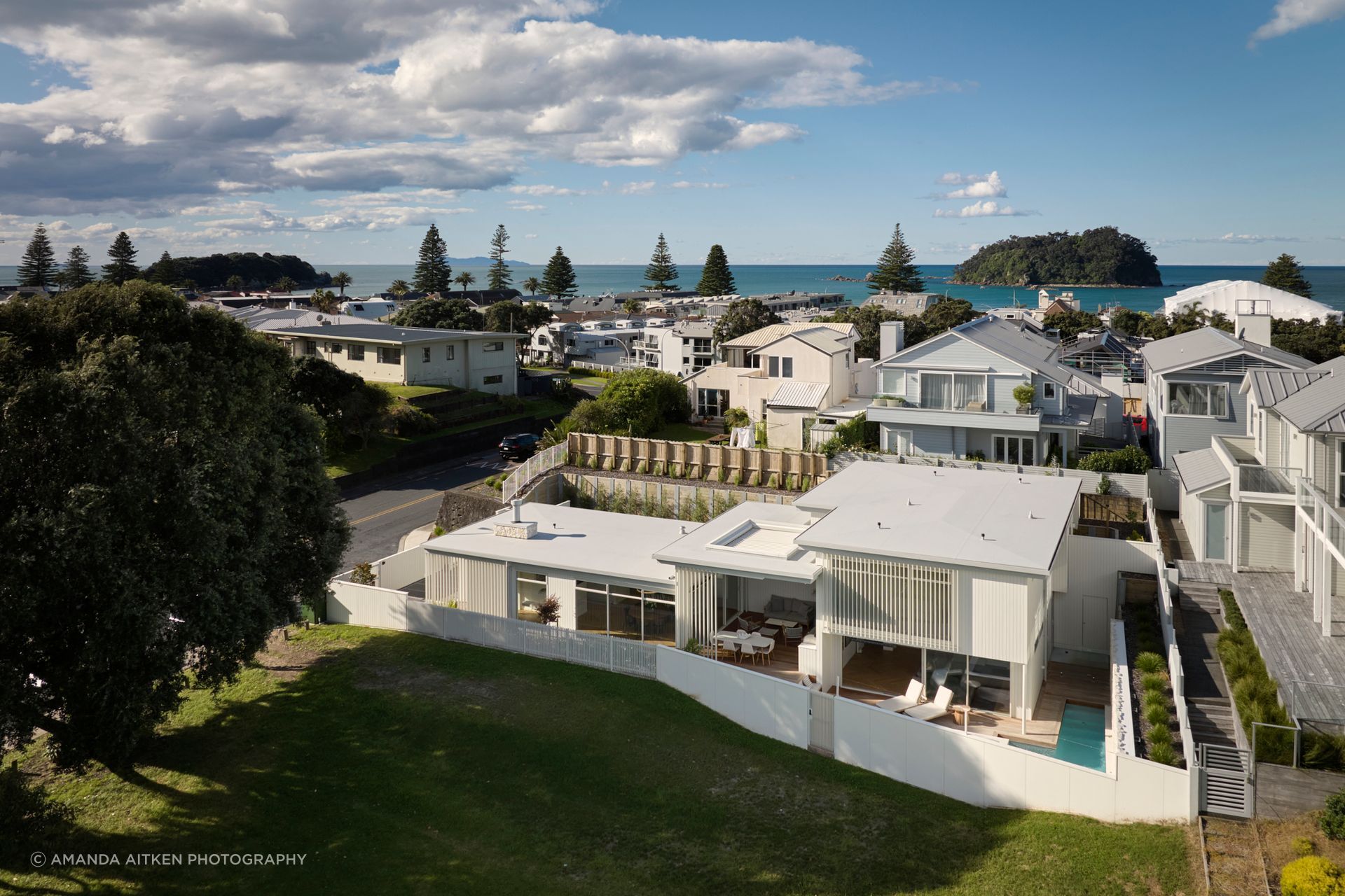 The site was a sought-after find in the heart of Mount Maunganui, only a 'stone's throw' away from the vibrant town centre and famed white-sand beach.