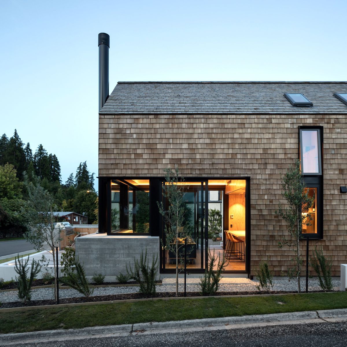 Head-to-toe cedar shingles for a delightful Wanaka family home