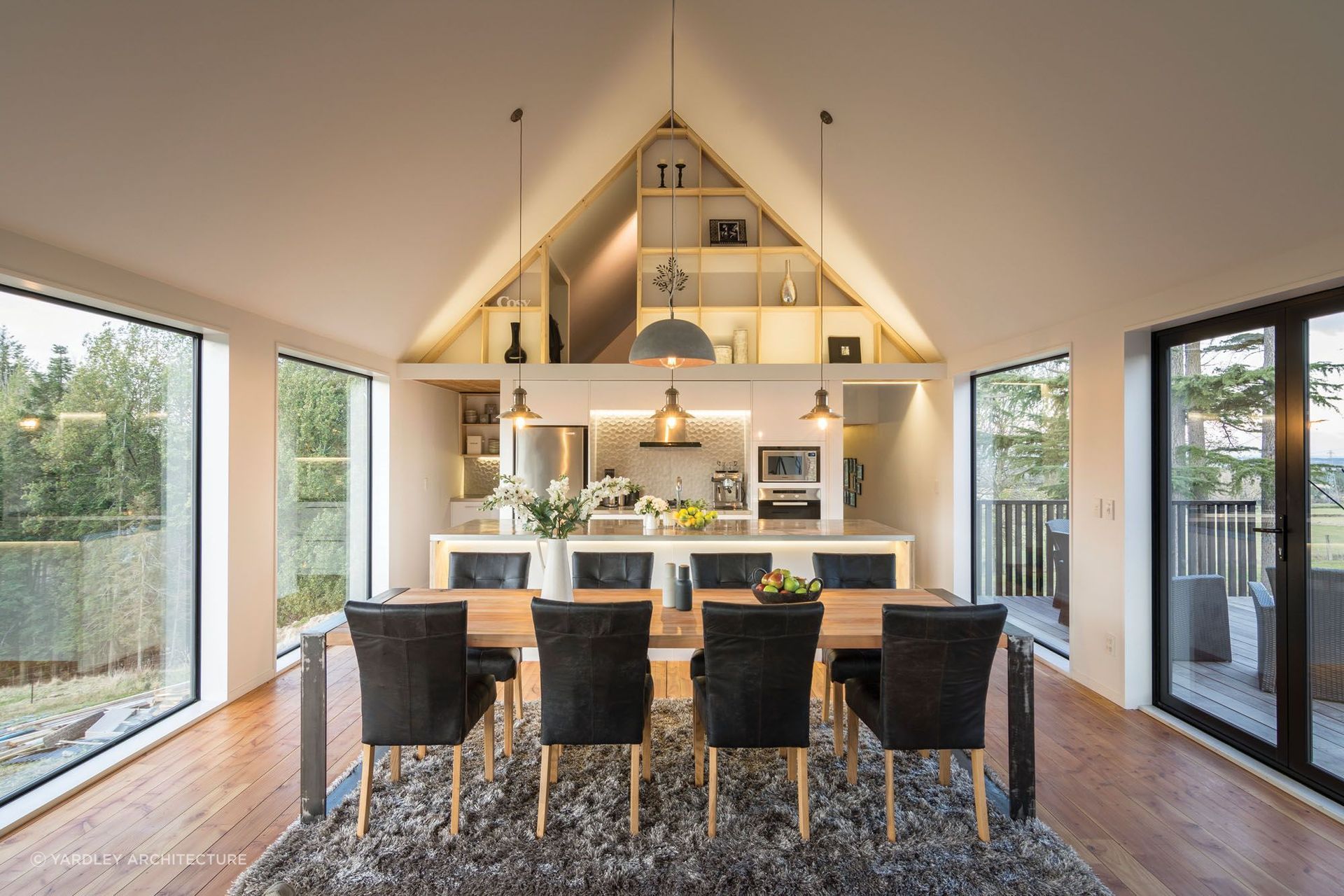A clever and stylish use of interior space — Photography by Mick Stephenson.