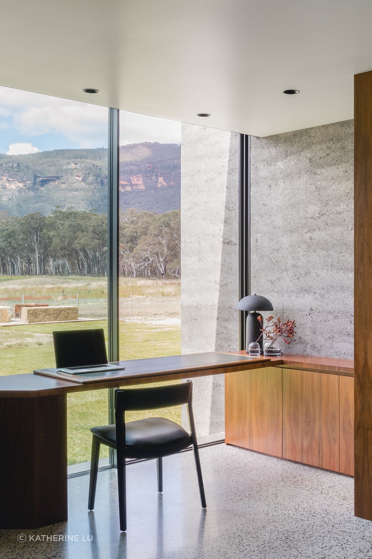 The home encompasses two work-from-home spaces.