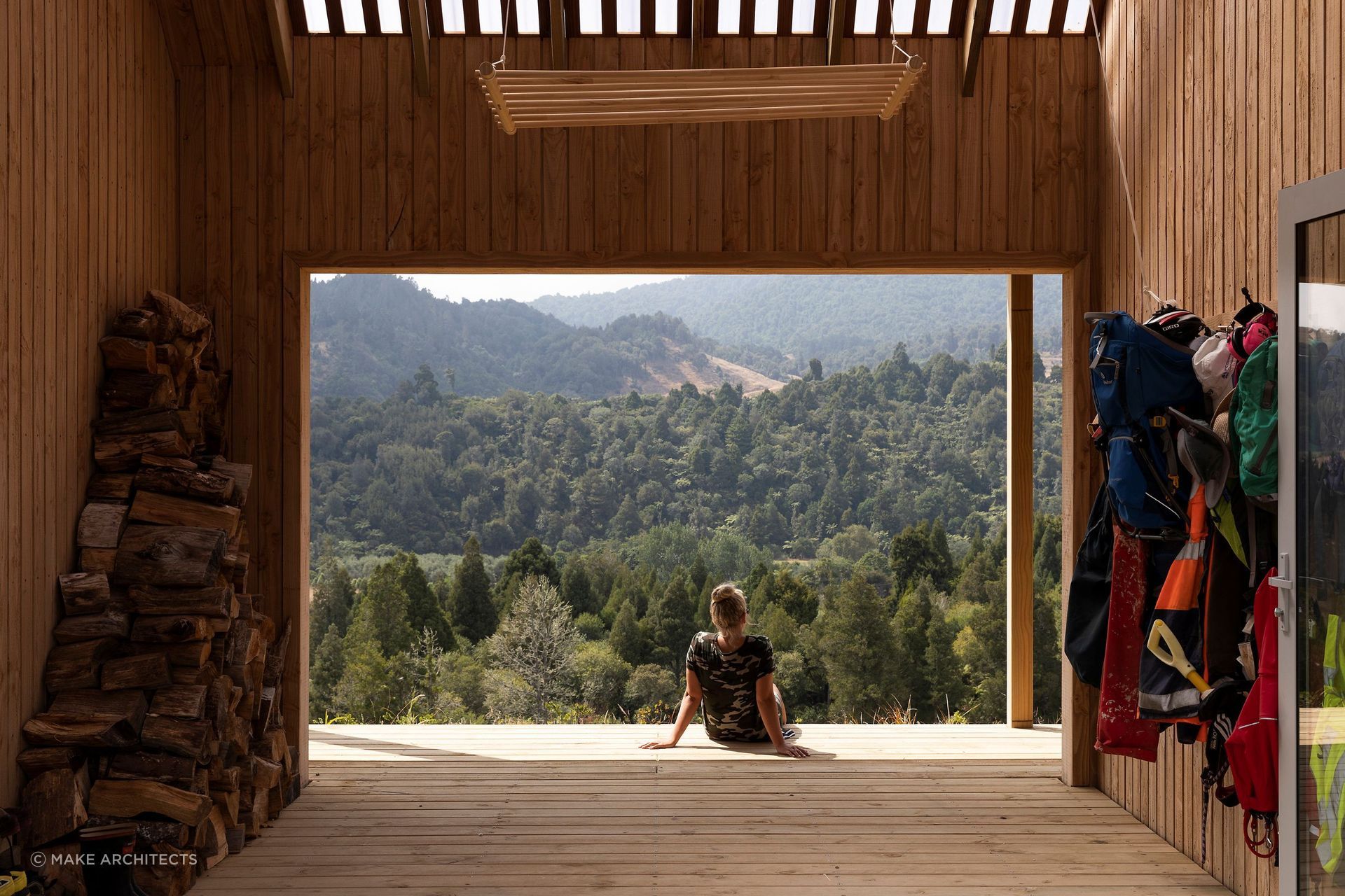 An amazing view to enjoy from the outdoor room. — Photography: David Straight.