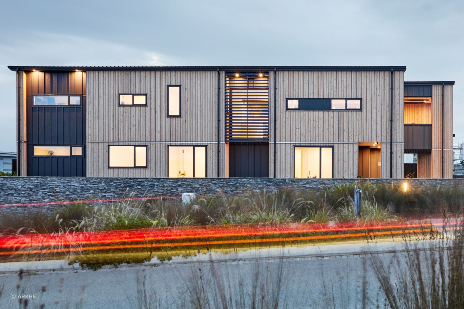 The street view of this weatherboard home at Otira Close shows the aesthetic qualities of the timber cladding. | Photography: Amanda Aitken