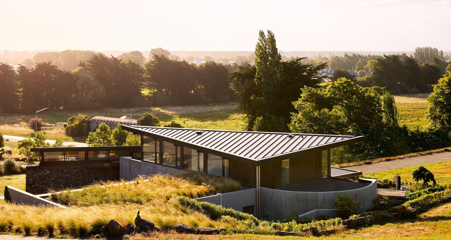 Redmund Spur House in Canterbury's Port Hills. Image credit: Jason Mann