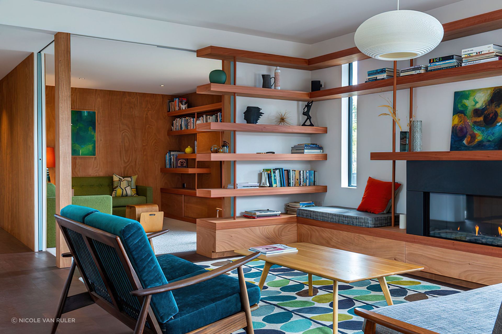 Maximalist styling in this highly detailed home by Parsonson Architects and interior designer Nicole Van Ruler.