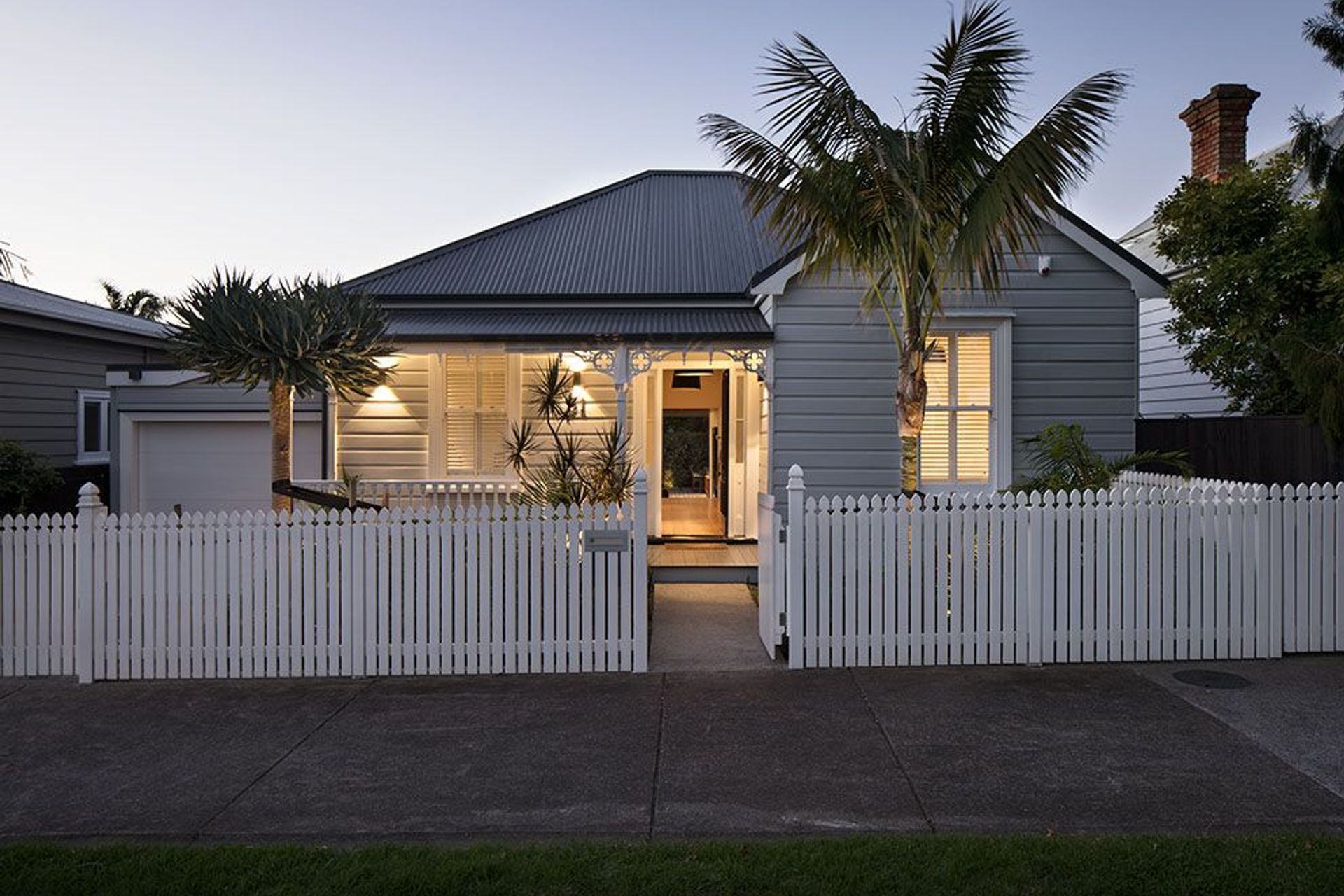 The street-facing aspect of Rogan Nash's Grey Lynn renovation retains its heritage character.